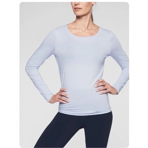 Athleta Essence Semi Fit Long Sleeve Shirt